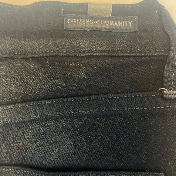 Citizens of humanity Black waxed jeans - Picture 2 of 5
